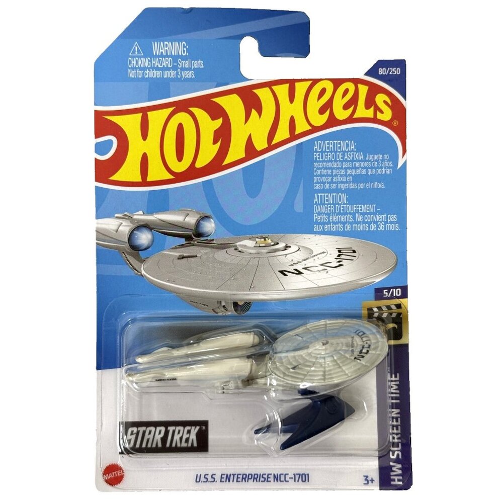 Hot Wheels Star Trek U.S.S. Enterprise NCC-1701 1:64 Scale Spaceship